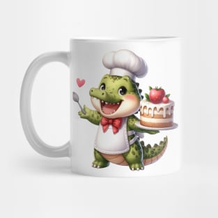 Valentine Love Crocodile Mug